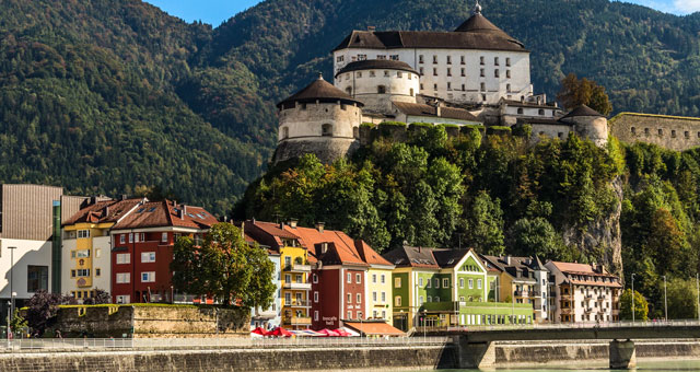 Blick auf Festung Kufstein