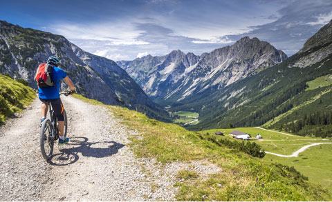 Wohnung mieten Bezirk Kufstein Radtour Symbolbild