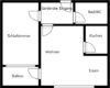 2-Zimmerwohnung mit Freizeitwohnsitzwidmung in absoluter Liftnähe - Grundriss